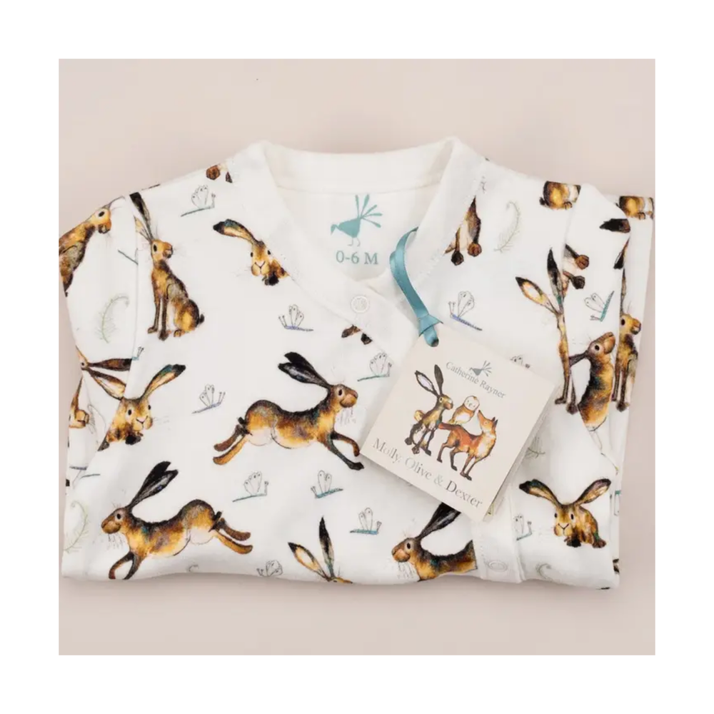 
                  
                    Molly Hare Print Babygrow
                  
                