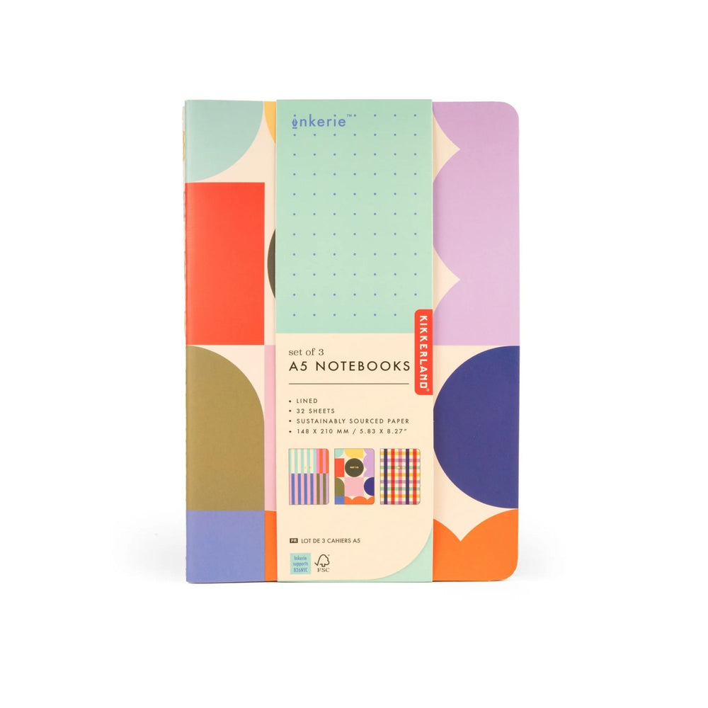 
                  
                    Set of 3 A5 Notebooks
                  
                