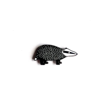  Badger Enamel Pin