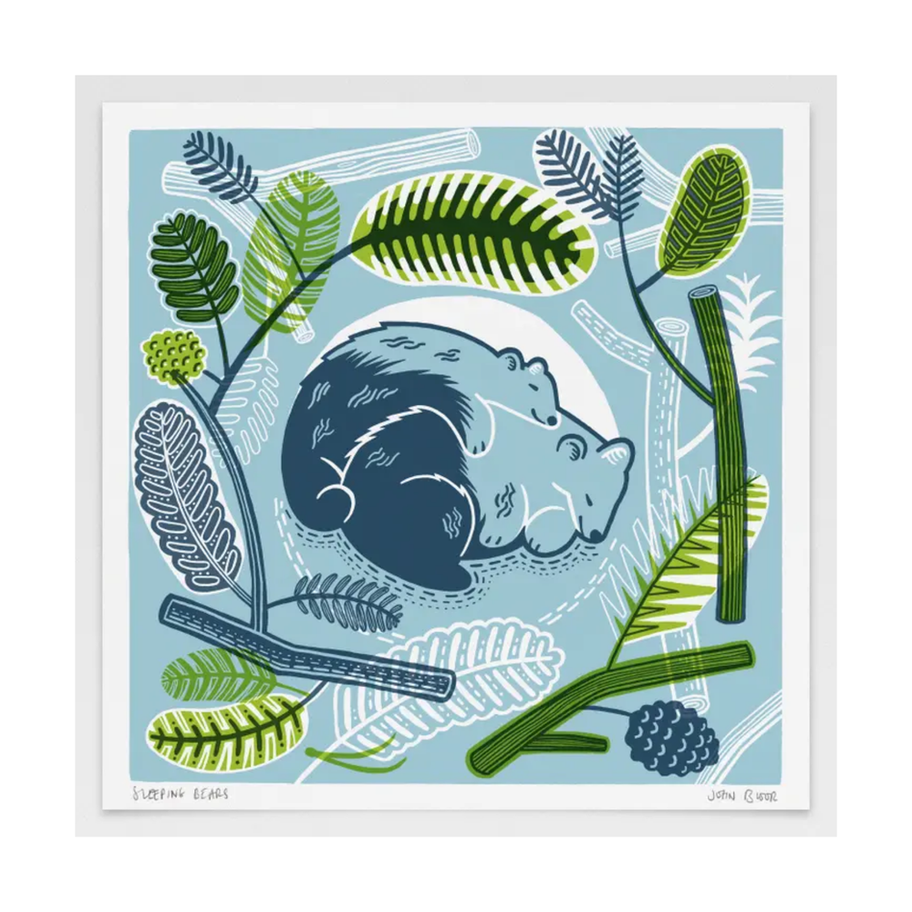 Sleeping Bears Print