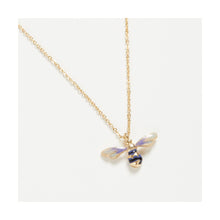  Enamel Short Bee Necklace