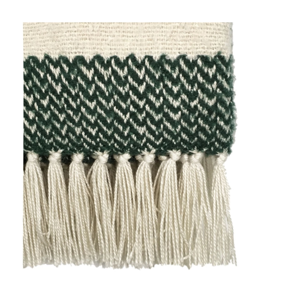 
                  
                    Berber Grainy Green Throw
                  
                