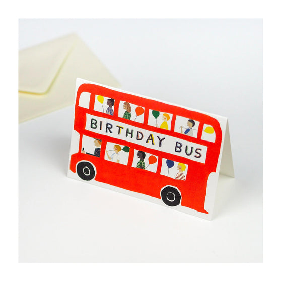 Birthday Bus Card