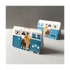 Blue Campervan Couple Card