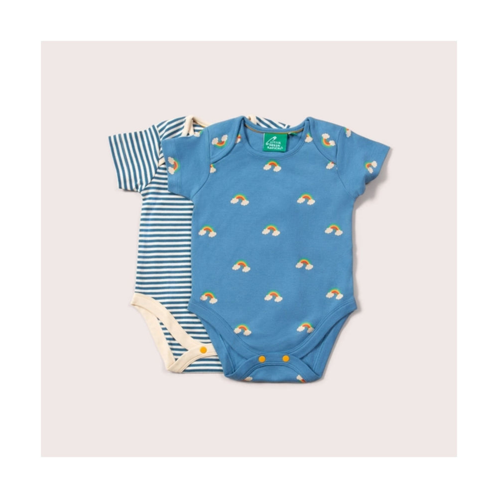 
                  
                    Blue Rainbow Bodysuit Set - 2 Pack
                  
                