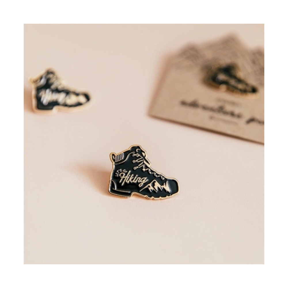 
                  
                    Hiking Boot Enamel Pin Badge
                  
                