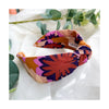 Bright Autumn Floral Print Knot Headband