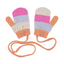  Kids' Patterned Lambswool Mittens Mittens on a String