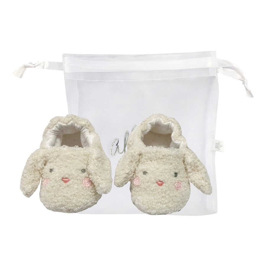 Adorable hand crafted baby booties from Albetta Creations.