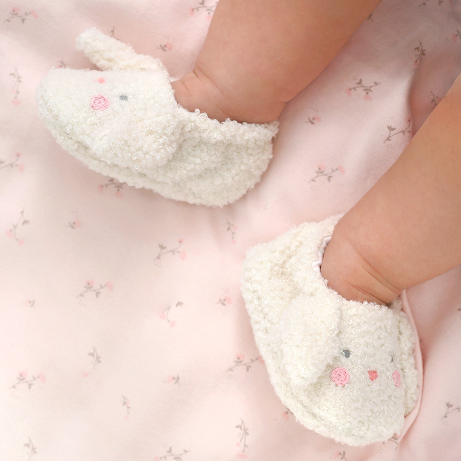 
                  
                    Adorable hand crafted baby booties from Albetta Creations.
                  
                