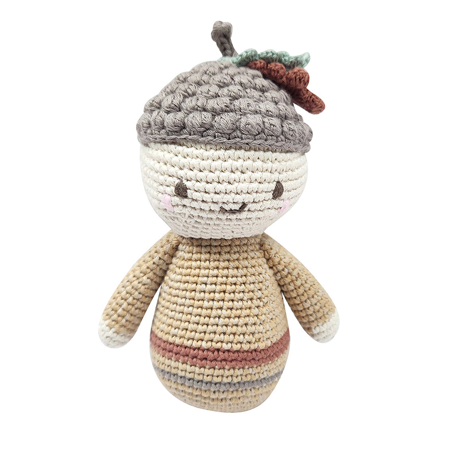 Crochet Aggie Acorn Rattle