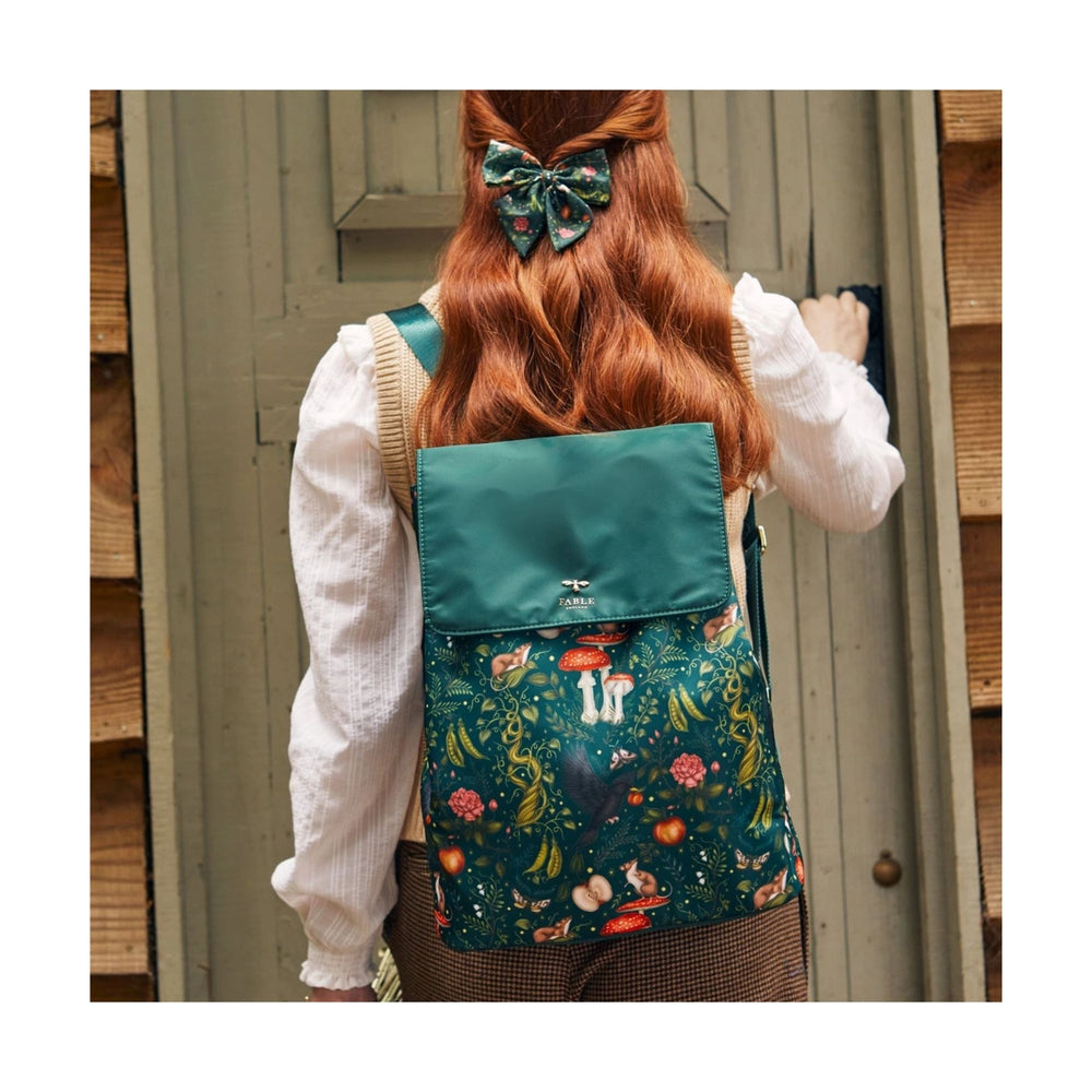 
                  
                    Catherine Rowe's Into the Woods Green Backpack
                  
                