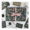 Christmas Greenery Deep Green Gift Wrap