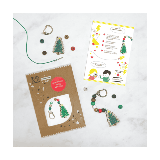 Make Your Own Christmas Tree Keyring