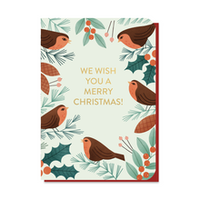  Christmas Robins card