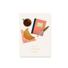  Coffee and Croissants Card