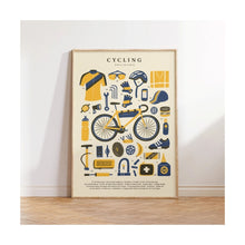  Cycling Bike Kit Essentials Print