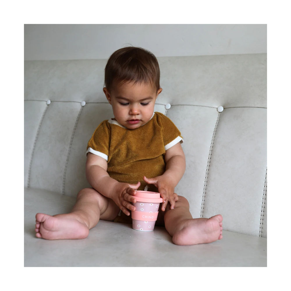 
                  
                    Pink Daisy Babychino Cup
                  
                