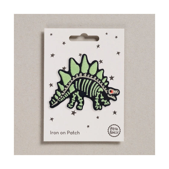 Dinosaur Skeleton Iron on Patch