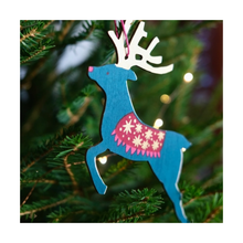  Reindeers Wooden Ornaments