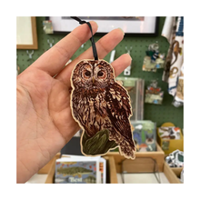  Tawny Owl Wooden Decoration