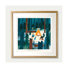  Fire and Stars Art Print