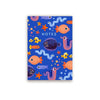 A bright and fun A5 notebook with a sea creature design by Emily Nash. Perfect for all of your doodles, lists and creative ideas, to give as a gift or keep for yourself!