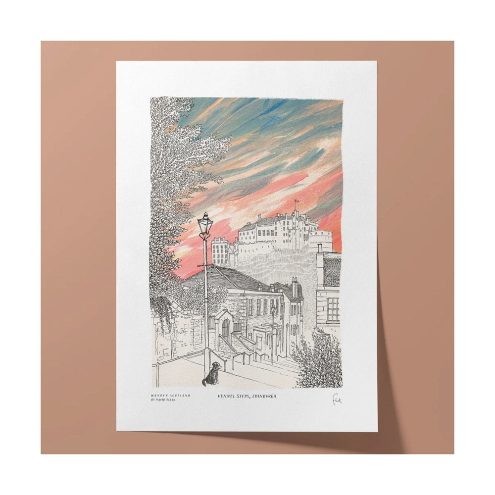 The Vennel Steps Print