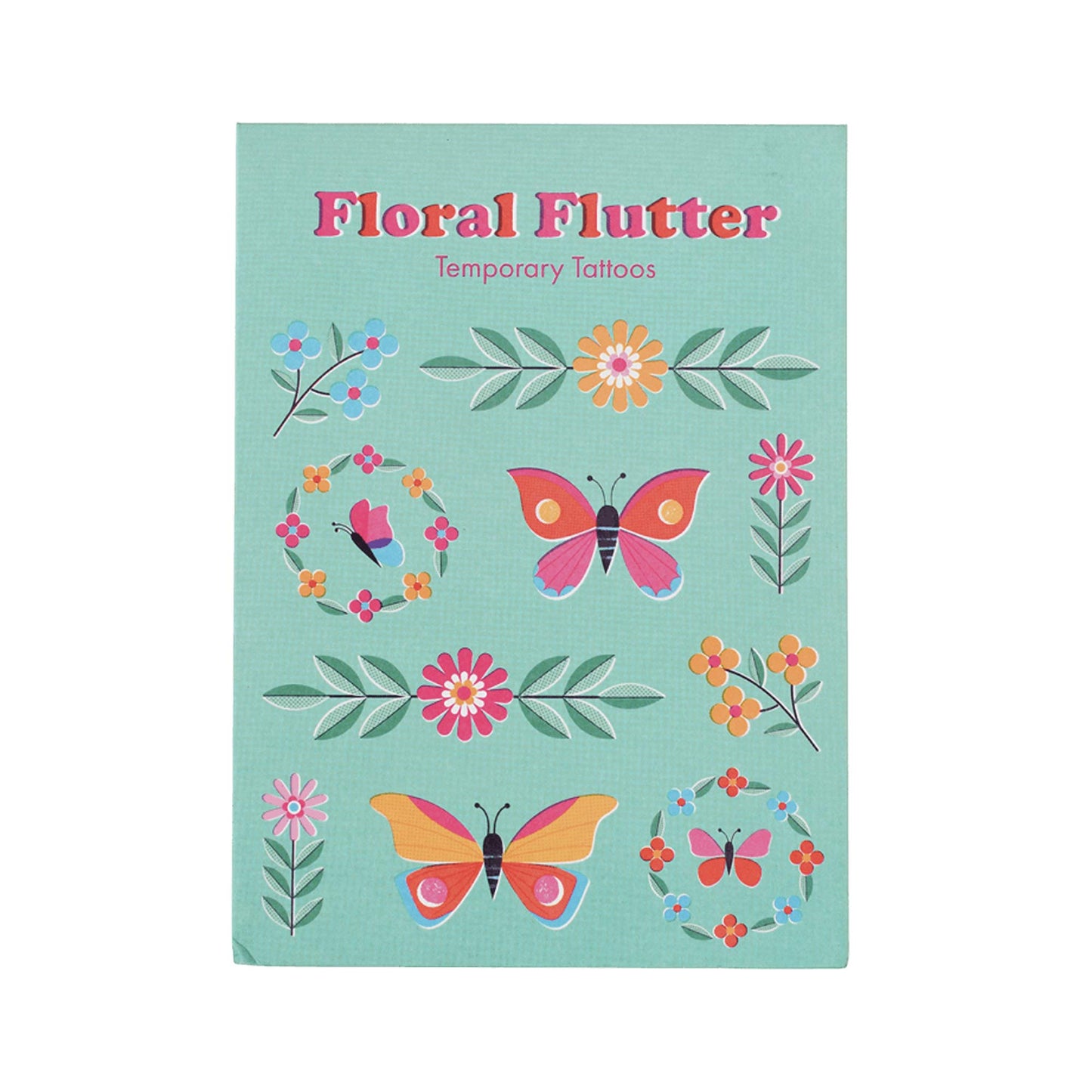 Floral Flutter Temporary Tattoos