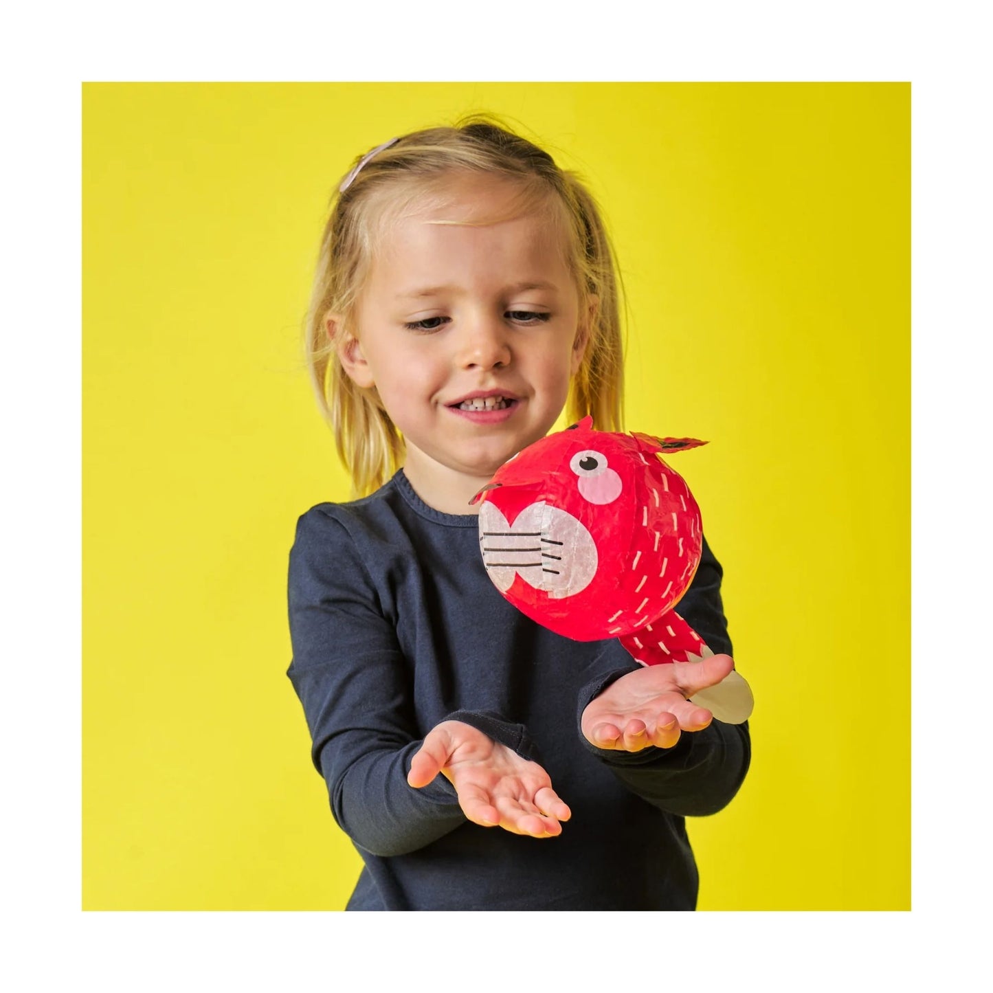 A super fun paper balloon in the shape of a fox from Kikkerland