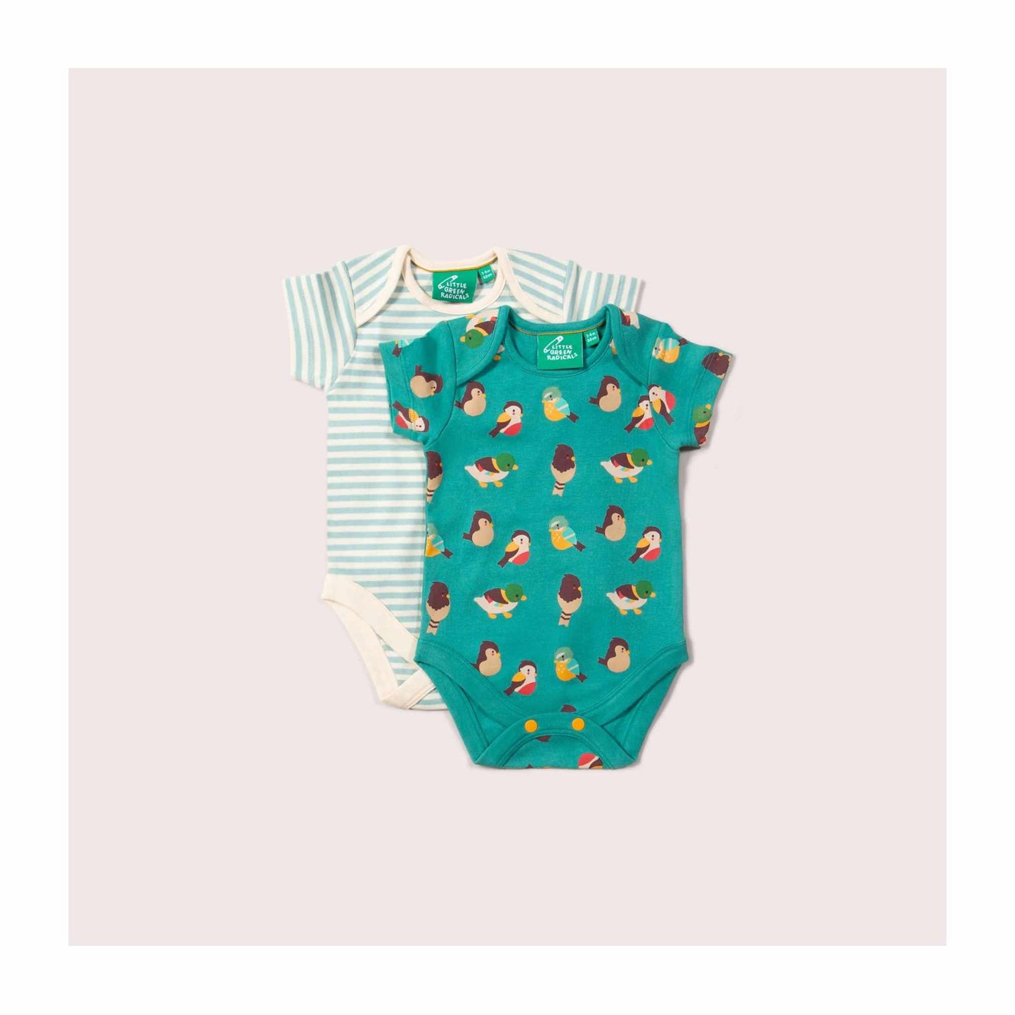 Birds Bodysuit Set - 2 Pack