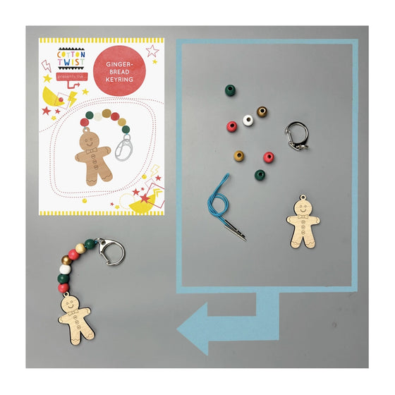 Make Your Own Gingerbread Character Keyring