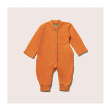  Golden Ochre Organic Waffle Playsuit