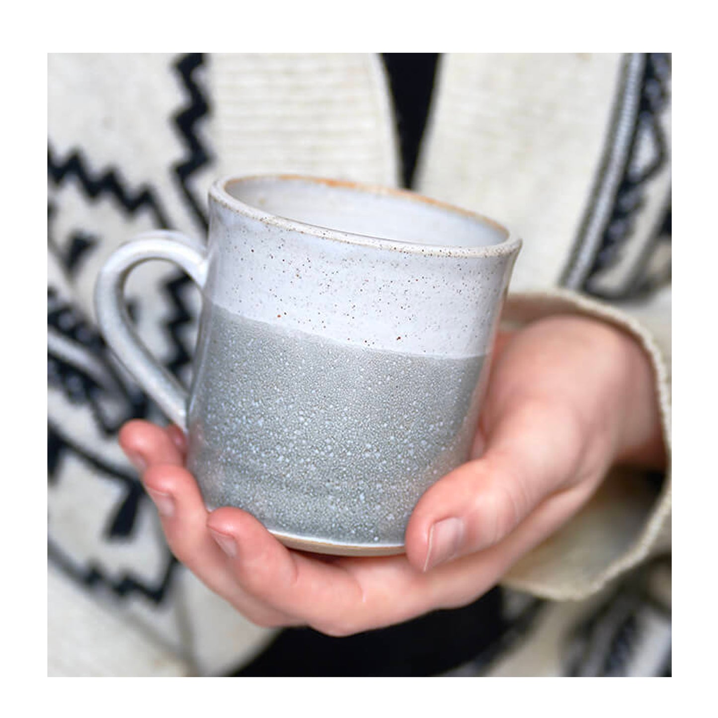 Misty Grey Short Mug