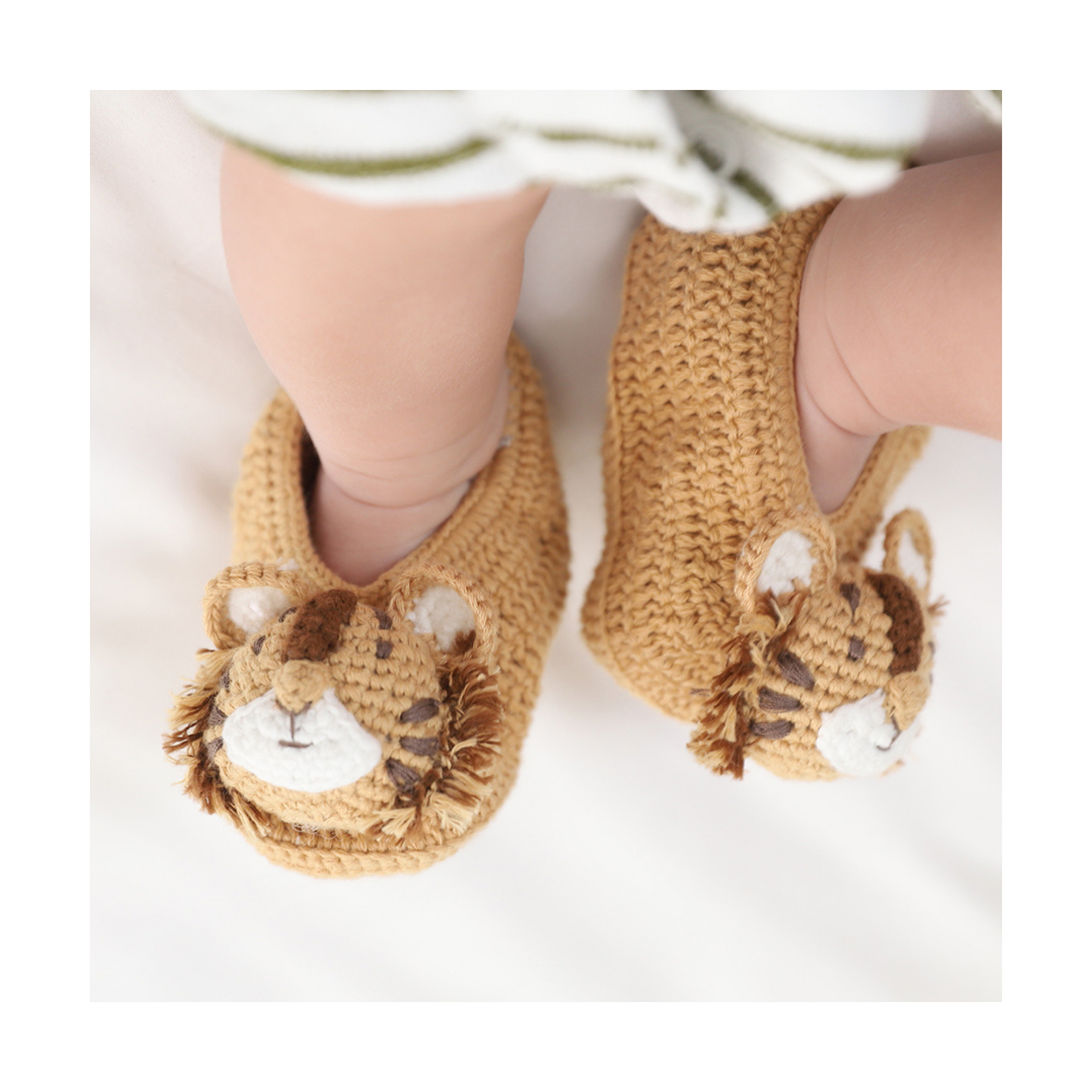 Crochet Tiger Booties