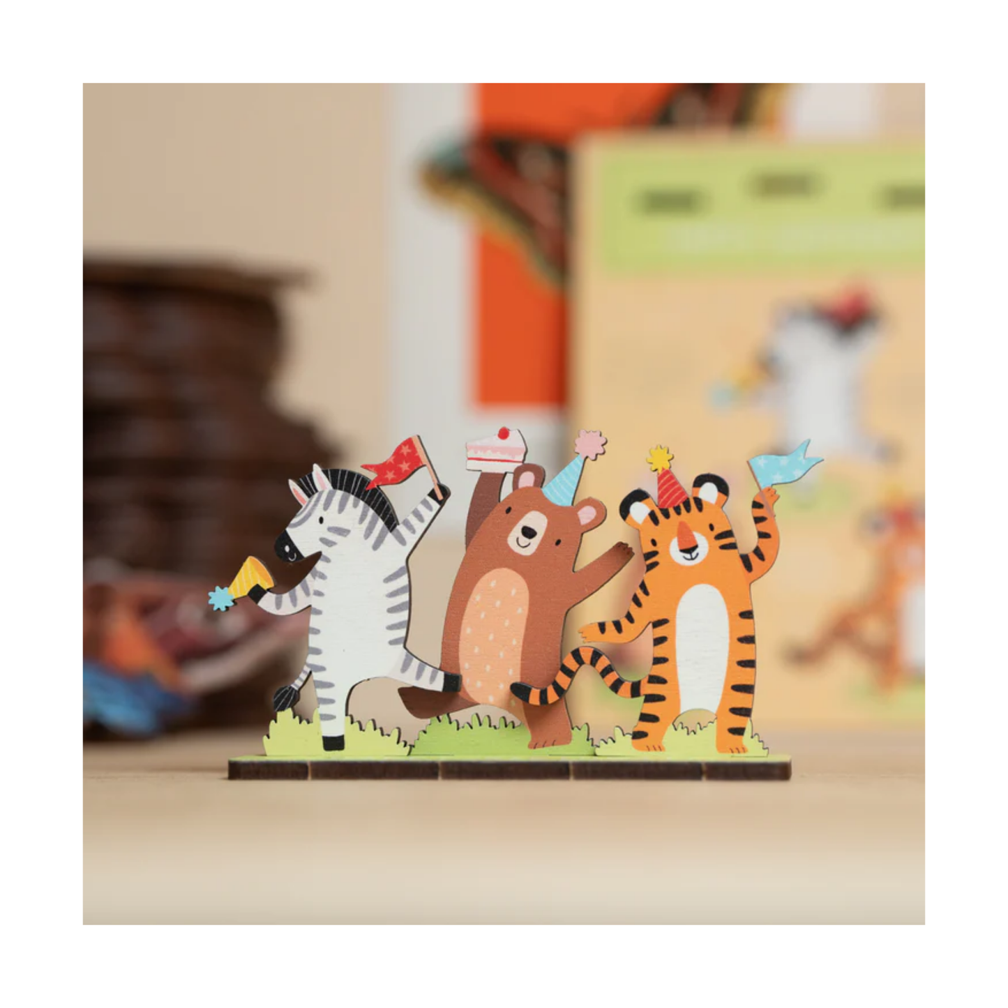 Party Animals Birthday Pop Out Card