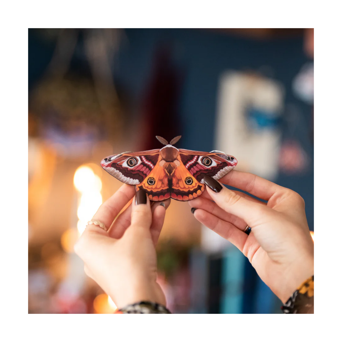 Red Emperor Moth Decoration