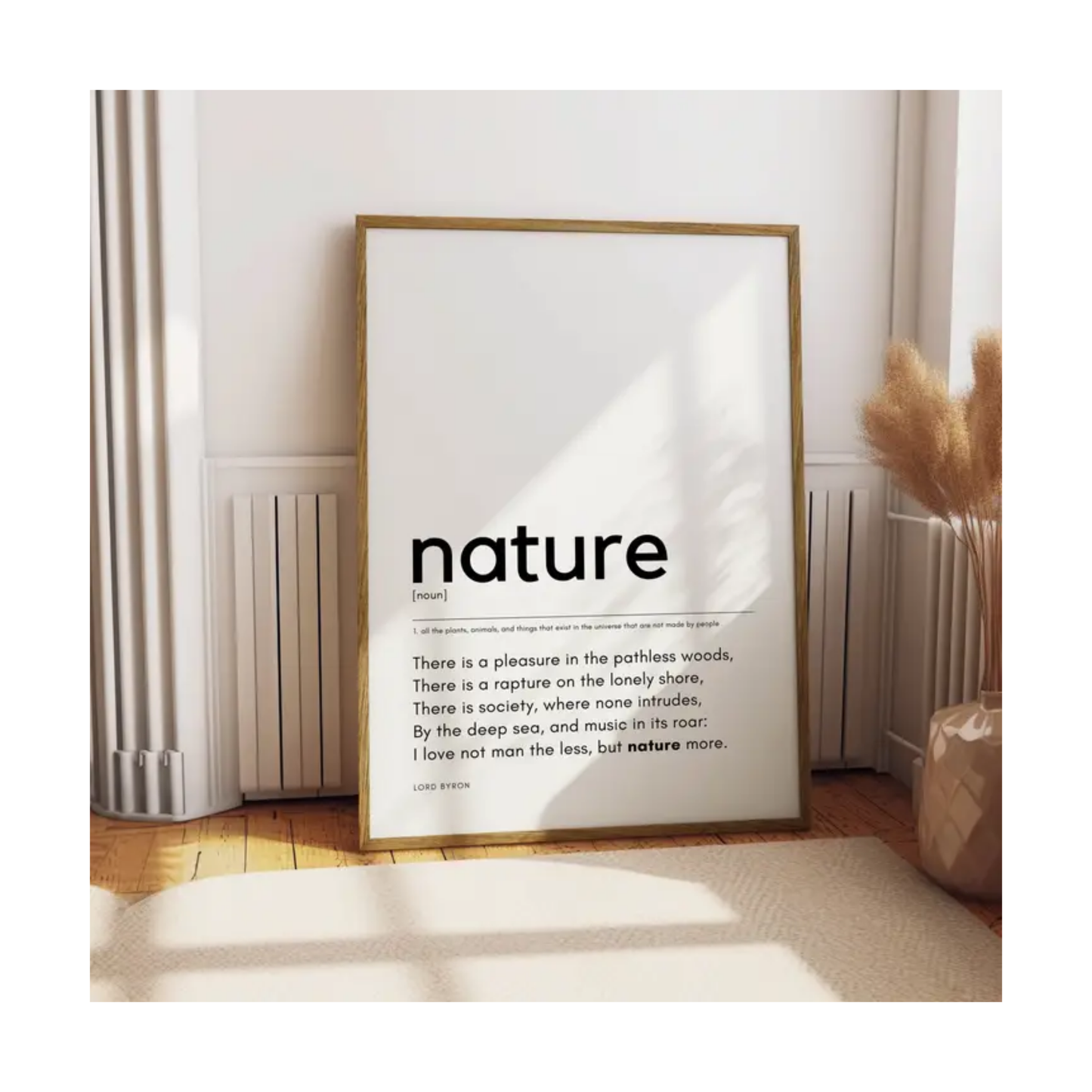 Nature Definition Quote Print