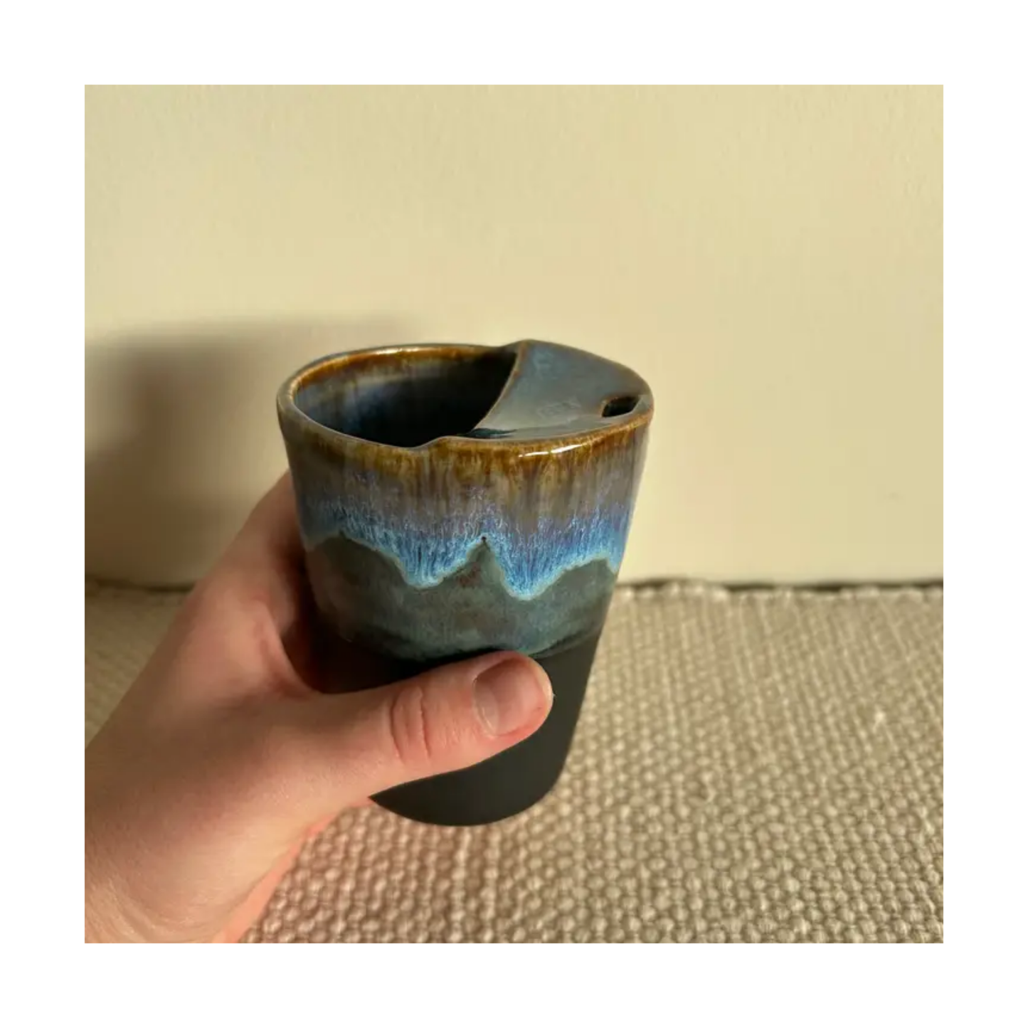 Dark Sea Ceramic Travel Keep Cup