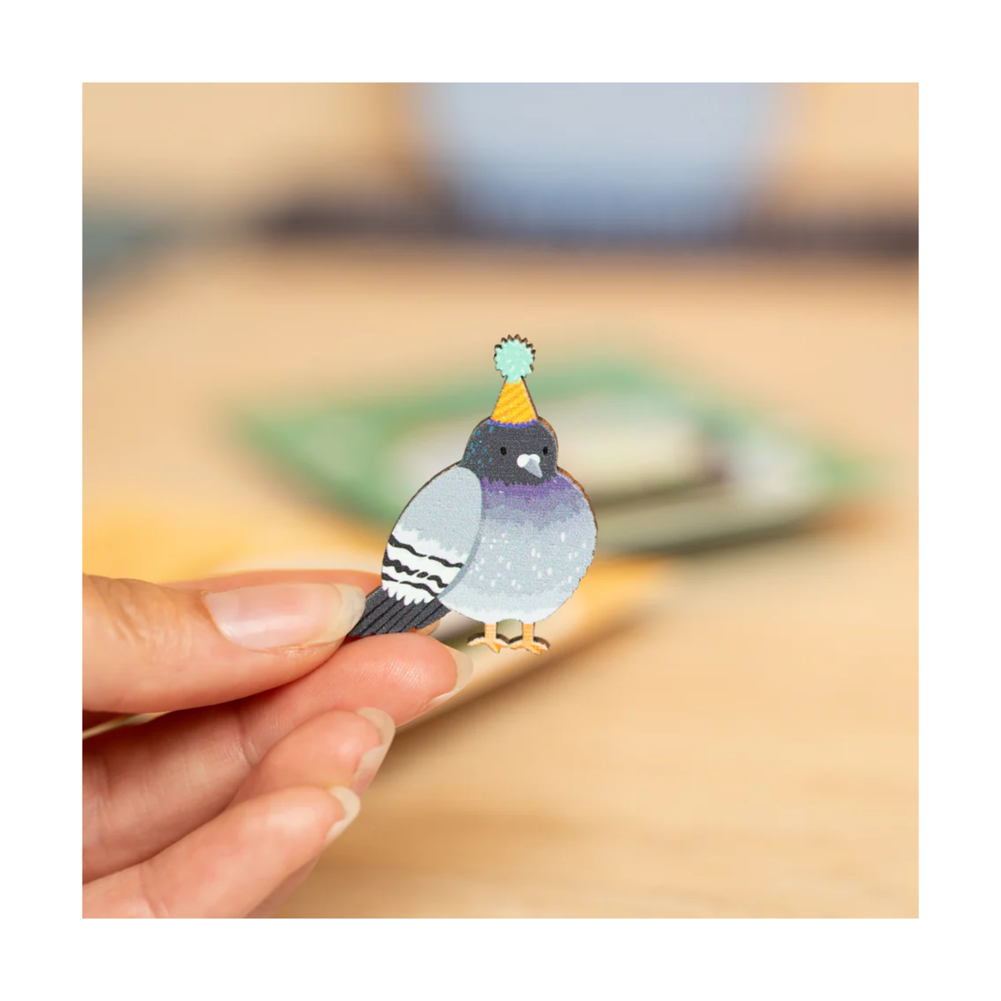 Party Pigeon Pin