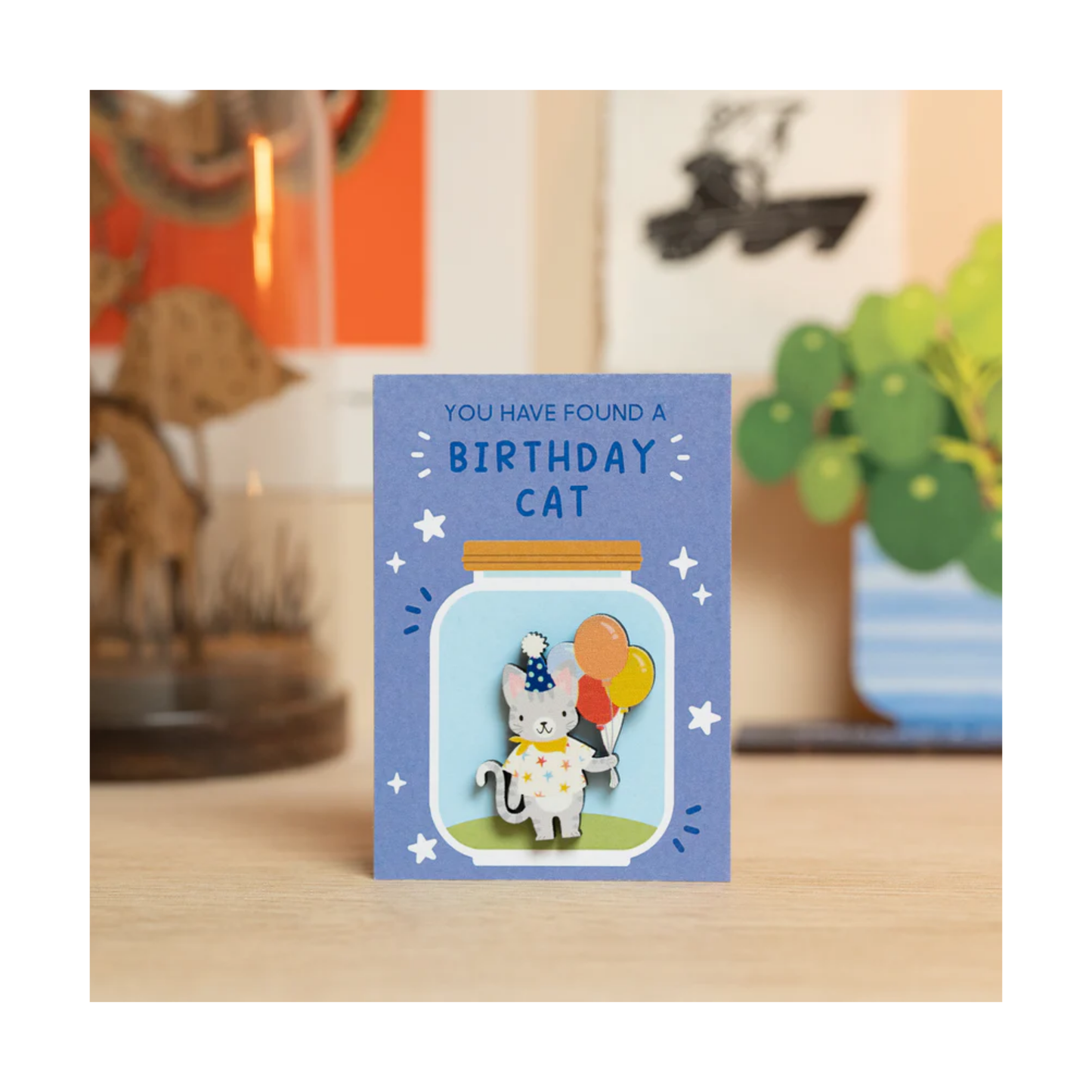 Birthday Cat Pin