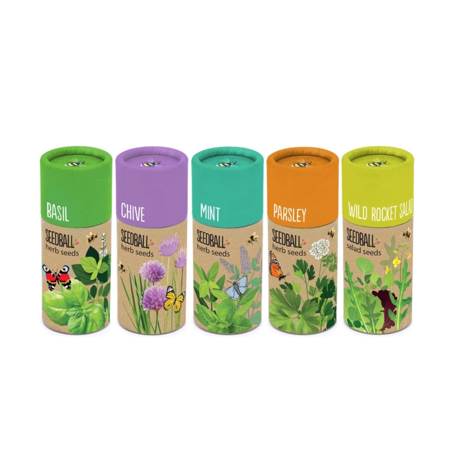 Herb Seedball Tubes - Mixed