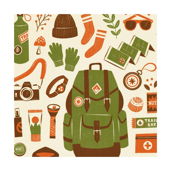 Hiking Essentials Print