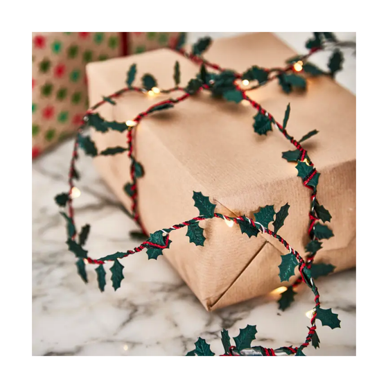 Holly Leaf Fairy Light String