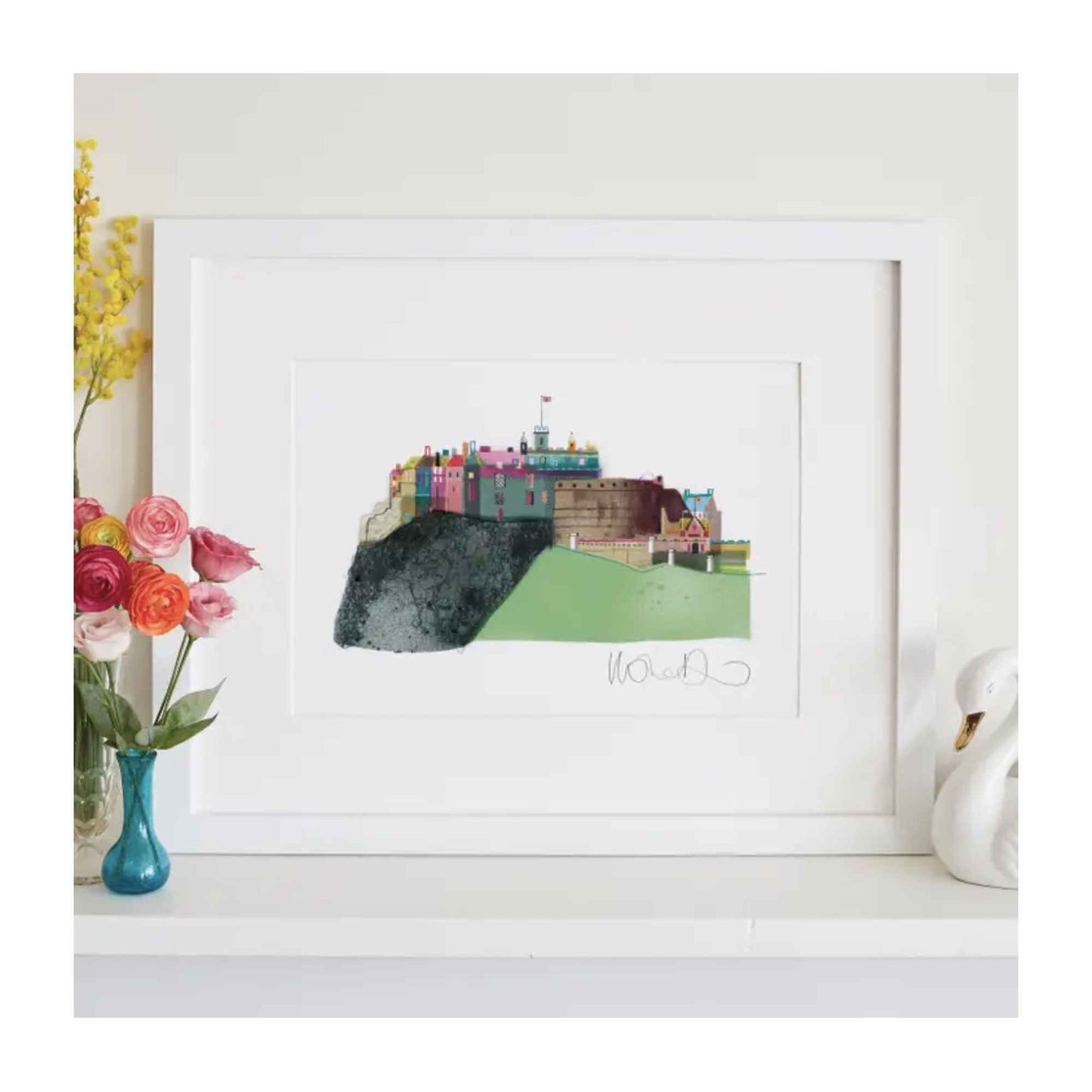 A4 Edinburgh Castle Print