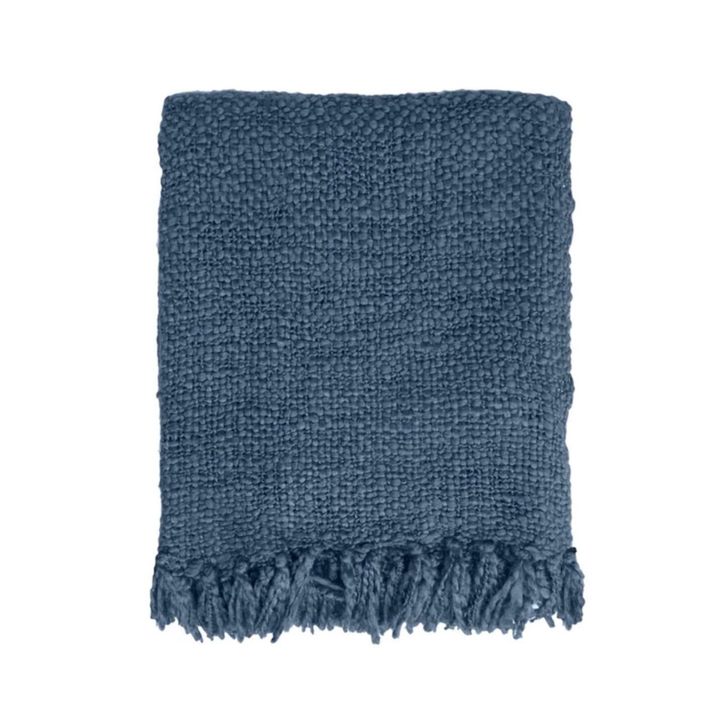 Indigo Solid Throw