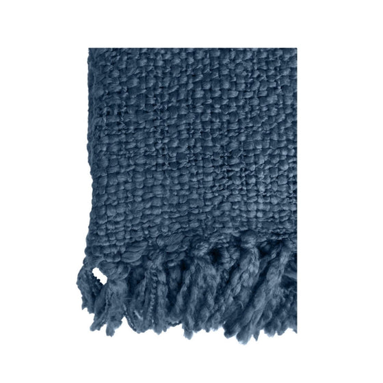 Indigo Solid Throw