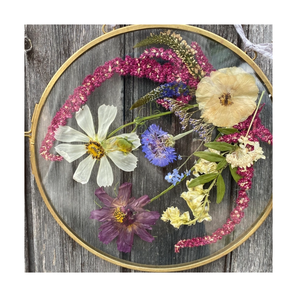 Pressed Flower Frame - Circular Large