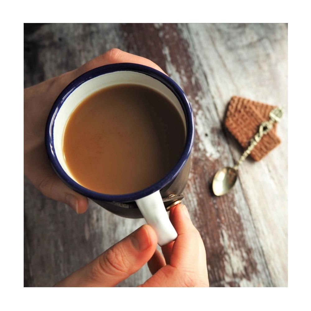 
                  
                    Leather-Wrapped Enamel Mug
                  
                