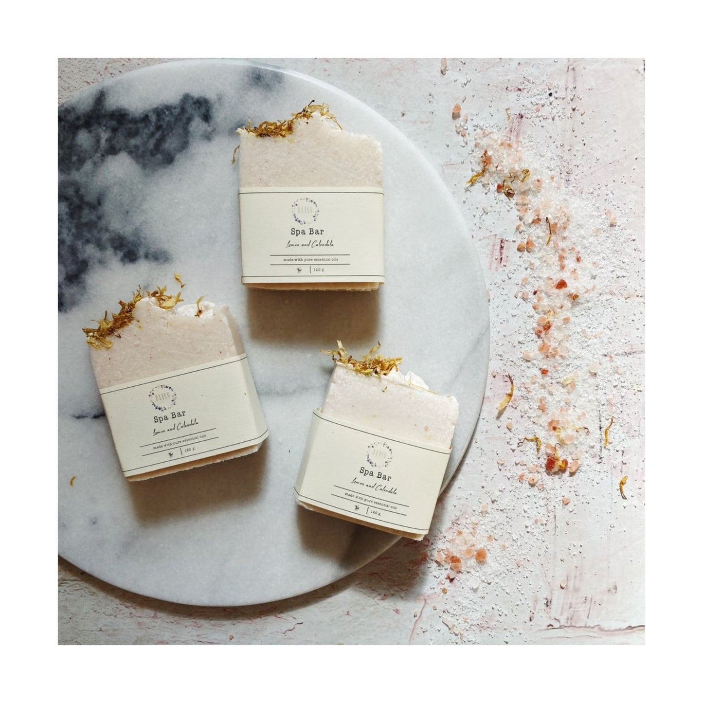 Lemon & Calendula Salt Spa Bar